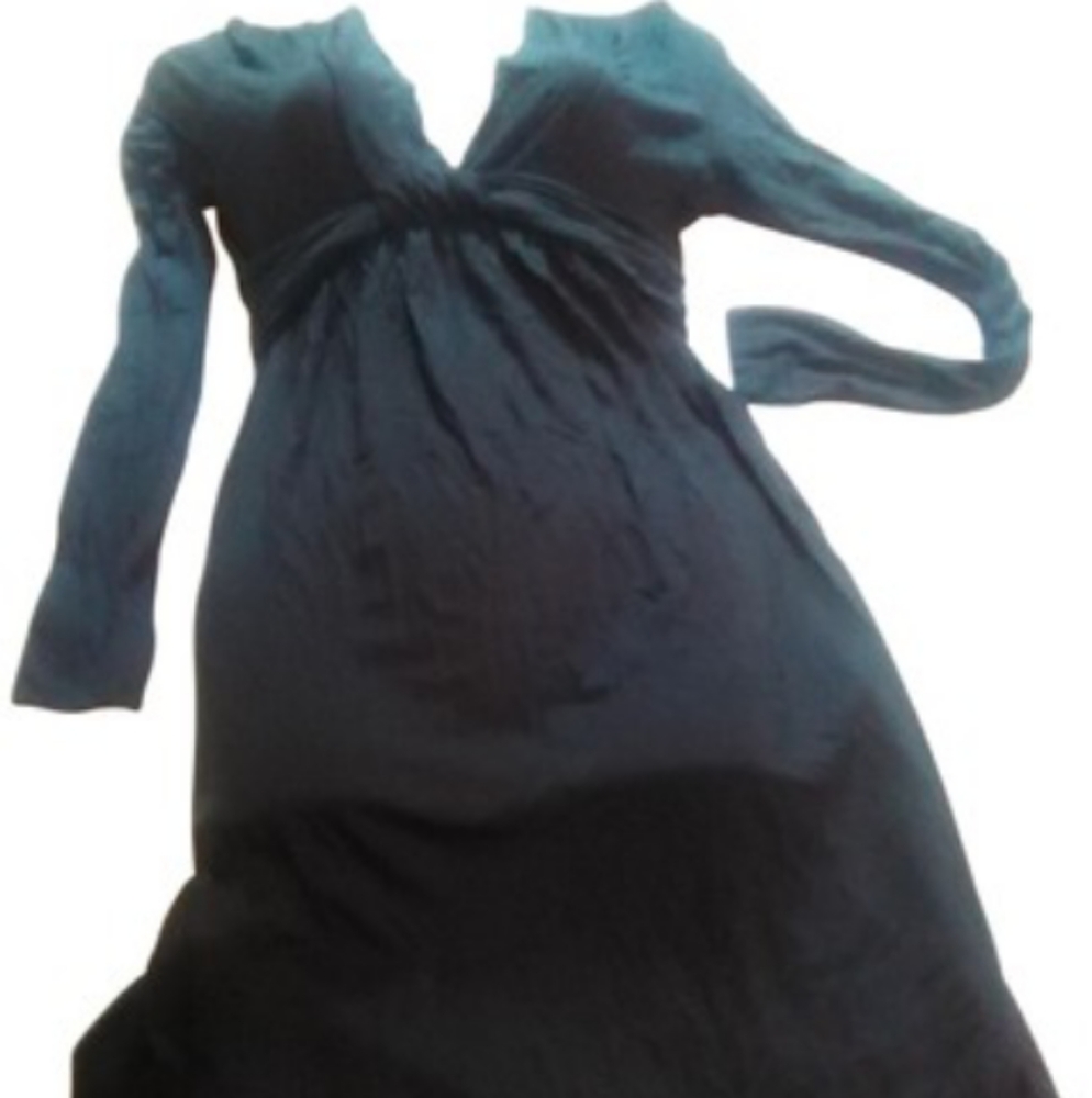 Soma soft stretchy vneck neckline knee length dress